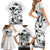 Japan And Hawaii Family Matching Short Sleeve Bodycon Dress and Hawaiian Shirt Sakura Koi Fish Hawaiian Lei Kanaka - Polynesian Pride