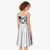 Japan And Hawaii Midi Dress Sakura Koi Fish Hawaiian Lei Kanaka - Polynesian Pride