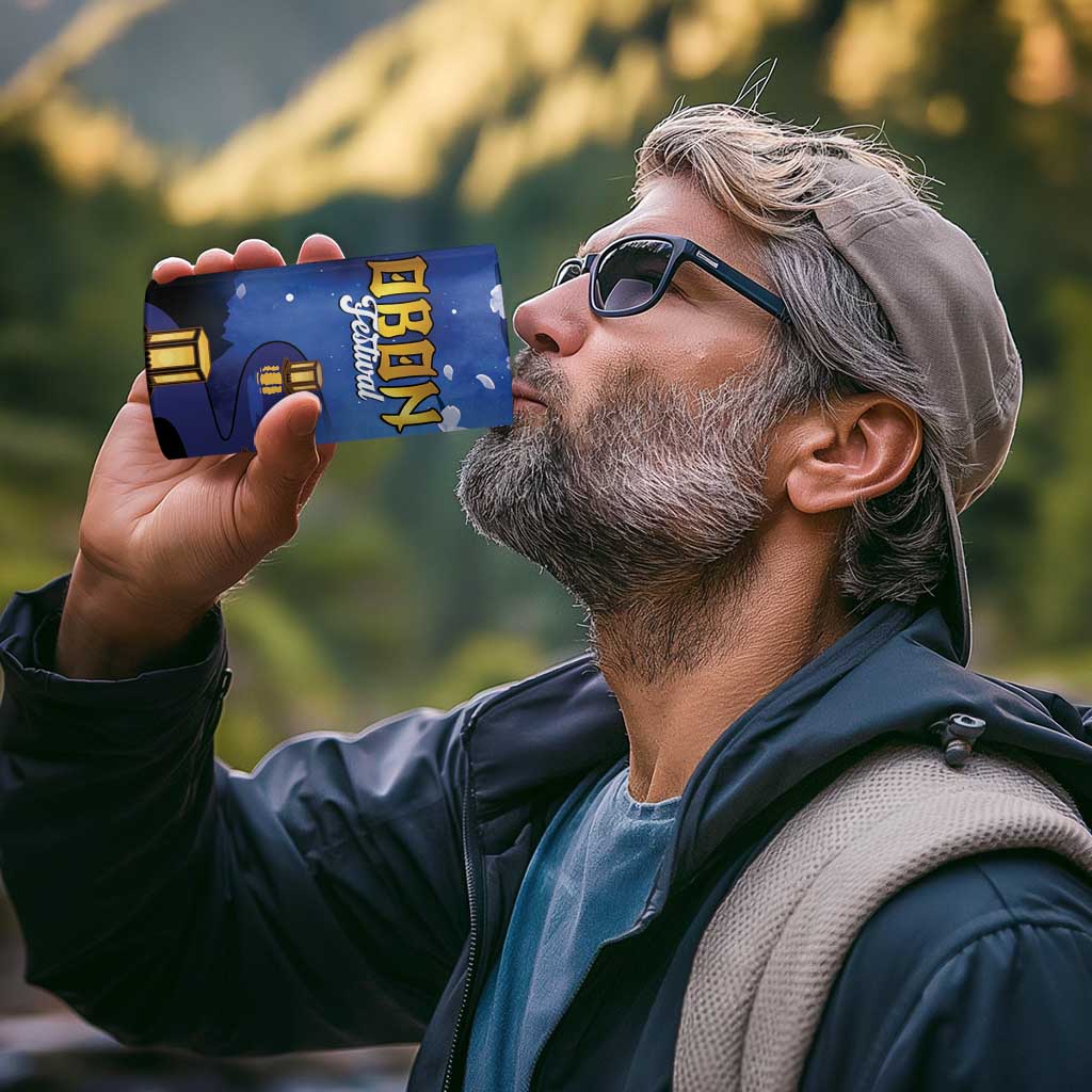 Japan Obon Festival 4 in 1 Can Cooler Tumbler Sakura Lanterns With Bon Dance - Polynesian Pride