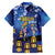 Japan Obon Festival Family Matching Long Sleeve Bodycon Dress and Hawaiian Shirt Sakura Lanterns With Bon Dance - Polynesian Pride