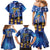 Japan Obon Festival Family Matching Mermaid Dress and Hawaiian Shirt Sakura Lanterns With Bon Dance - Polynesian Pride