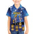 Japan Obon Festival Family Matching Short Sleeve Bodycon Dress and Hawaiian Shirt Sakura Lanterns With Bon Dance - Polynesian Pride