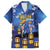 Japan Obon Festival Family Matching Tank Maxi Dress and Hawaiian Shirt Sakura Lanterns With Bon Dance - Polynesian Pride