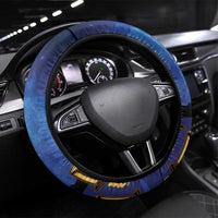 Japan Obon Festival Steering Wheel Cover Sakura Lanterns With Bon Dance - Polynesian Pride