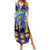 Japan Obon Festival Summer Maxi Dress Sakura Lanterns With Bon Dance - Polynesian Pride