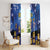 Japan Obon Festival Window Curtain Sakura Lanterns With Bon Dance - Polynesian Pride