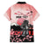 Personalised Japan Samurai Warrior Family Matching Short Sleeve Bodycon Dress and Hawaiian Shirt Japanese Cherry Blossom Polynesian Pattern - Polynesian Pride