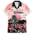 Personalised Japan Samurai Warrior Family Matching Tank Maxi Dress and Hawaiian Shirt Japanese Cherry Blossom Polynesian Pattern - Polynesian Pride
