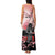 Personalised Japan Samurai Warrior Family Matching Tank Maxi Dress and Hawaiian Shirt Japanese Cherry Blossom Polynesian Pattern - Polynesian Pride