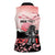 Personalised Japan Samurai Warrior Women Sleeveless Polo Shirt Japanese Cherry Blossom Polynesian Pattern - Polynesian Pride