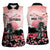 Personalised Japan Samurai Warrior Women Sleeveless Polo Shirt Japanese Cherry Blossom Polynesian Pattern - Polynesian Pride