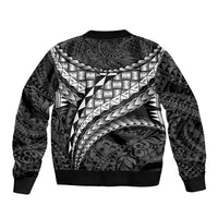 Hawaii Lauhala Tattoo Bomber Jacket Hawaiian Hala Leaf Weaving