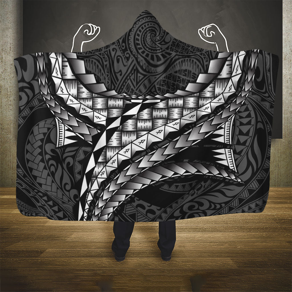 Hawaii Lauhala Tattoo Hooded Blanket Hawaiian Hala Leaf Weaving
