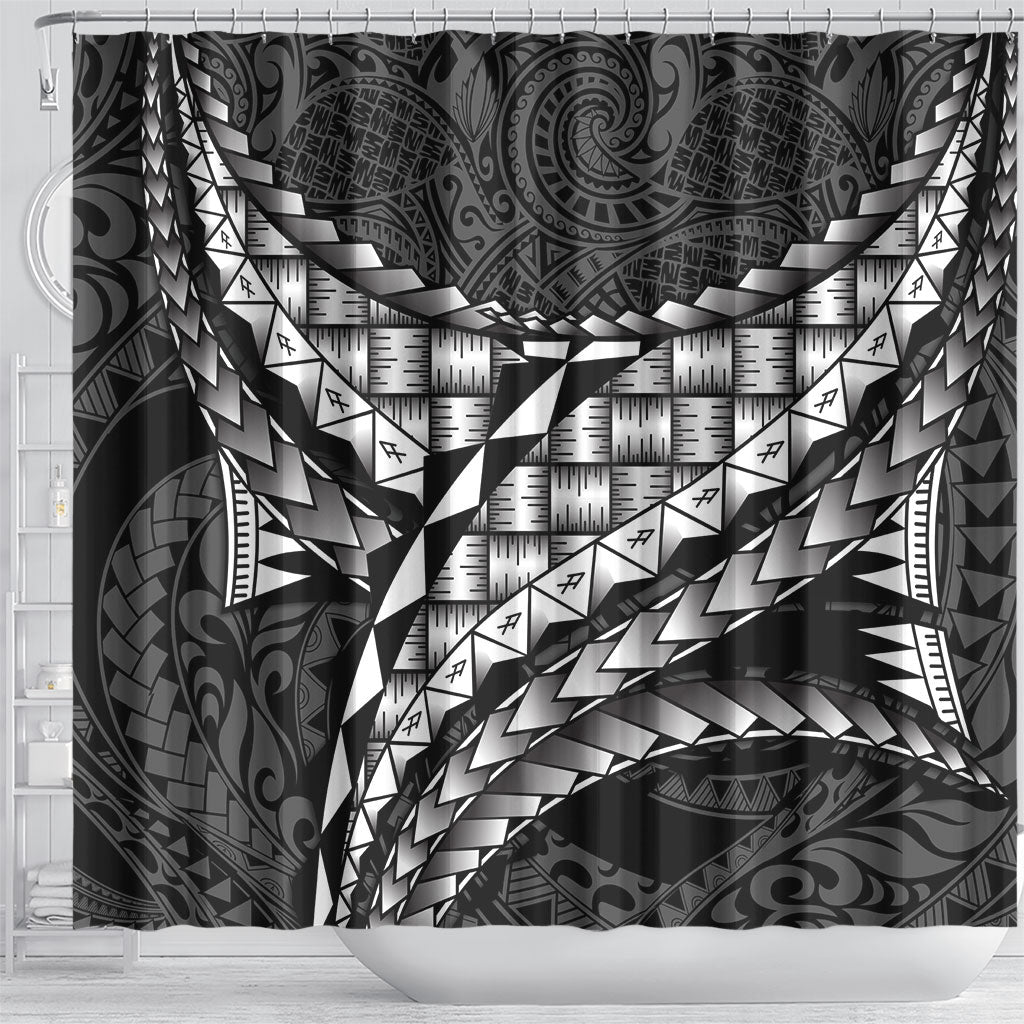 Hawaii Lauhala Tattoo Shower Curtain Hawaiian Hala Leaf Weaving