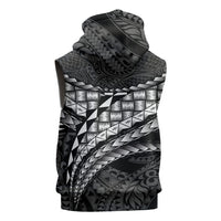 Hawaii Lauhala Tattoo Sleeveless Hoodie Hawaiian Hala Leaf Weaving
