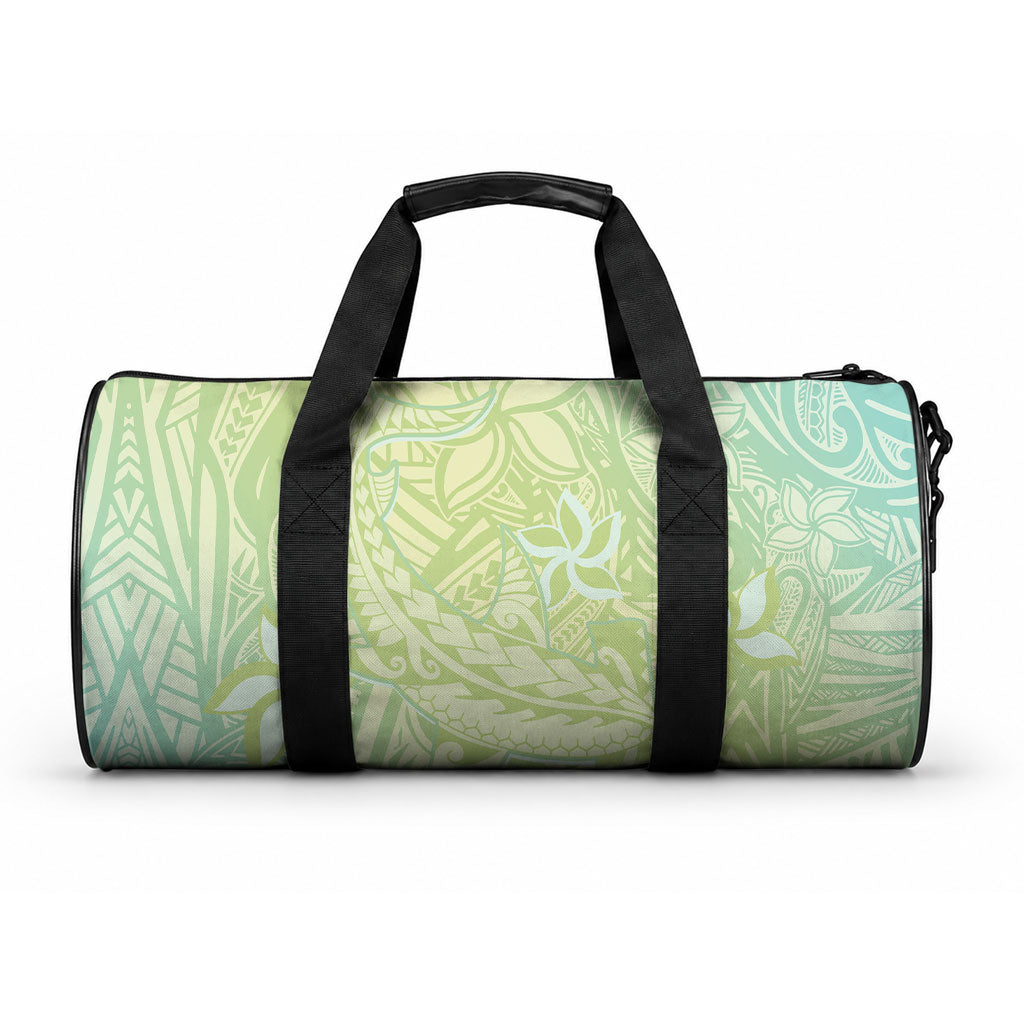 Baby Green Gradient Polynesia Duffle Bag Hawaiian Tribal Hammerhead Shark Tattoo LT14 One size Baby Green - Polynesian Pride