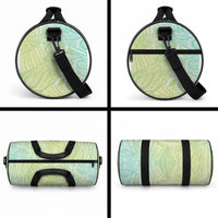 Baby Green Gradient Polynesia Duffle Bag Hawaiian Tribal Hammerhead Shark Tattoo LT14 - Polynesian Pride