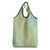 Baby Green Gradient Polynesia Grocery Bag Hawaiian Tribal Hammerhead Shark Tattoo