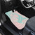 Baby Pink Gradient Polynesia Car Mats Hawaiian Tribal Hammerhead Shark Tattoo