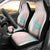 Baby Pink Gradient Polynesia Car Seat Cover Hawaiian Tribal Hammerhead Shark Tattoo