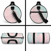 Baby Pink Gradient Polynesia Duffle Bag Hawaiian Tribal Hammerhead Shark Tattoo LT14 - Polynesian Pride