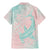 Baby Pink Gradient Polynesia Family Matching Mermaid Dress and Hawaiian Shirt Hawaiian Tribal Hammerhead Shark Tattoo