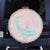 Baby Pink Gradient Polynesia Spare Tire Cover Hawaiian Tribal Hammerhead Shark Tattoo