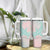 Baby Pink Gradient Polynesia Tumbler With Handle Hawaiian Tribal Hammerhead Shark Tattoo