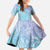Baby Blue Gradient Polynesia Family Matching Mermaid Dress and Hawaiian Shirt Hawaiian Tribal Hammerhead Shark Tattoo