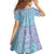Baby Blue Gradient Polynesia Family Matching Mermaid Dress and Hawaiian Shirt Hawaiian Tribal Hammerhead Shark Tattoo