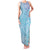 Baby Blue Gradient Polynesia Family Matching Tank Maxi Dress and Hawaiian Shirt Hawaiian Tribal Hammerhead Shark Tattoo