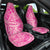 Beige Gradient Polynesia Car Seat Cover Hawaiian Tribal Hammerhead Shark Tattoo