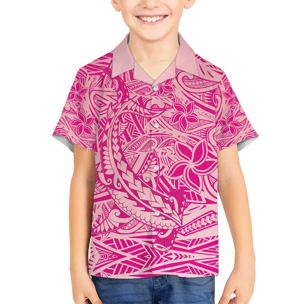 Beige Gradient Polynesia Family Matching Long Sleeve Bodycon Dress and Hawaiian Shirt Hawaiian Tribal Hammerhead Shark Tattoo LT14 Son's Shirt Beige - Polynesian Pride