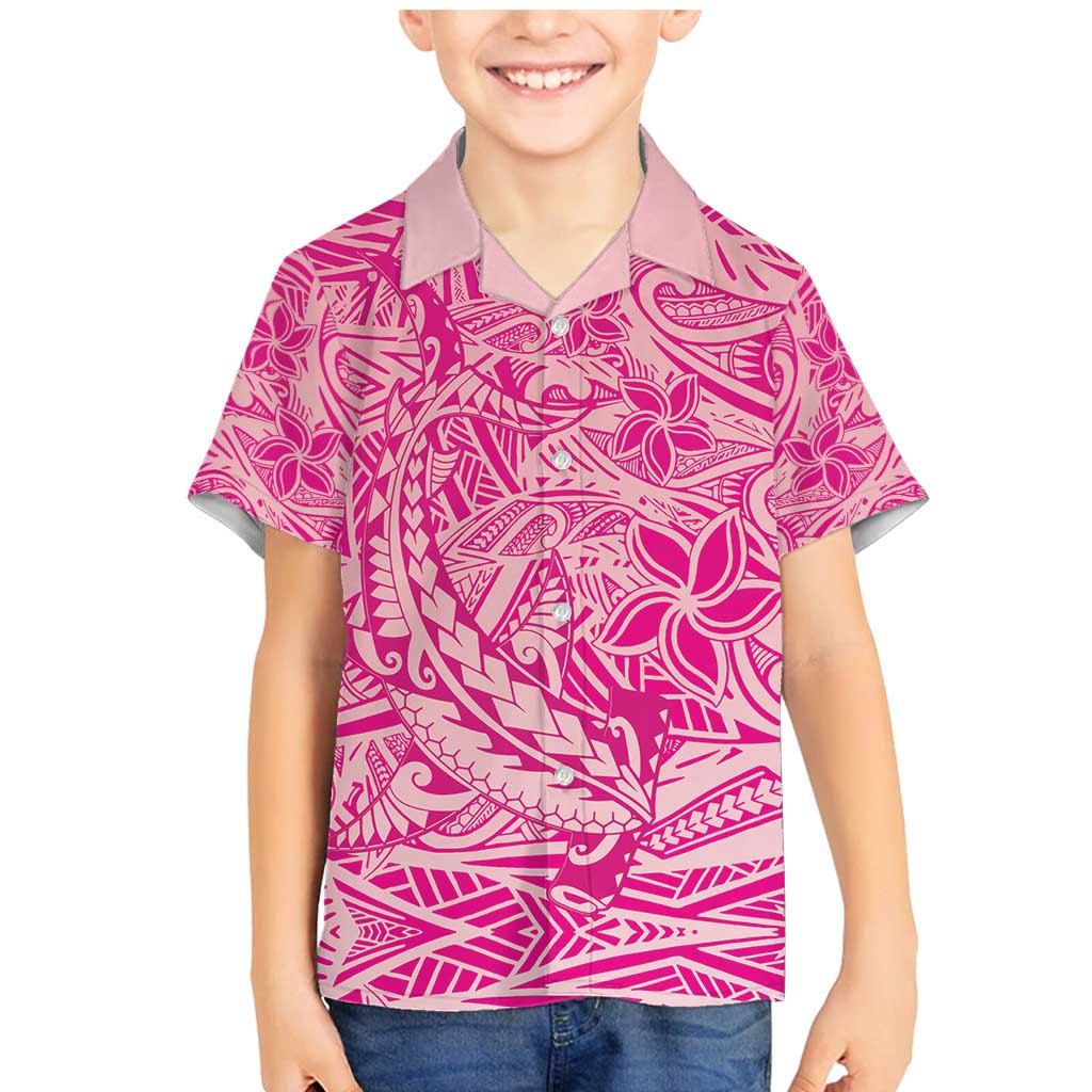 Beige Gradient Polynesia Family Matching Mermaid Dress and Hawaiian Shirt Hawaiian Tribal Hammerhead Shark Tattoo LT14 Son's Shirt Beige - Polynesian Pride