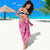 Beige Gradient Polynesia Sarong Hawaiian Tribal Hammerhead Shark Tattoo