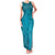 Dark Cyan Gradient Polynesia Family Matching Tank Maxi Dress and Hawaiian Shirt Hawaiian Tribal Hammerhead Shark Tattoo