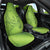 Green Gradient Polynesia Car Seat Cover Hawaiian Tribal Hammerhead Shark Tattoo