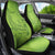 Green Gradient Polynesia Car Seat Cover Hawaiian Tribal Hammerhead Shark Tattoo