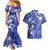 FSM Chuuk Constitution Day Couples Matching Mermaid Dress and Hawaiian Shirt Frangipani Flowers Polynesian Curves Style