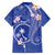 FSM Chuuk Constitution Day Family Matching Puletasi and Hawaiian Shirt Frangipani Flowers Polynesian Curves Style