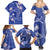 FSM Chuuk Constitution Day Family Matching Summer Maxi Dress and Hawaiian Shirt Frangipani Flowers Polynesian Curves Style