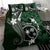 FSM Chuuk Bedding Set Turtle Tropical Flowers Polynesian - Green