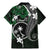 FSM Chuuk Family Matching Mermaid Dress and Hawaiian Shirt Turtle Tropical Flowers Polynesian - Green