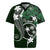 FSM Chuuk Rugby Jersey Turtle Tropical Flowers Polynesian - Green