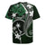 FSM Chuuk Rugby Jersey Turtle Tropical Flowers Polynesian - Green