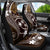 FSM Chuuk Car Seat Cover Turtle Tropical Flowers Polynesian - Brown