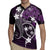 FSM Chuuk Rugby Jersey Turtle Tropical Flowers Polynesian - Purple