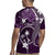 FSM Chuuk Rugby Jersey Turtle Tropical Flowers Polynesian - Purple