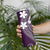 FSM Chuuk Skinny Tumbler Turtle Tropical Flowers Polynesian - Purple