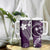 FSM Chuuk Tumbler With Handle Turtle Tropical Flowers Polynesian - Purple